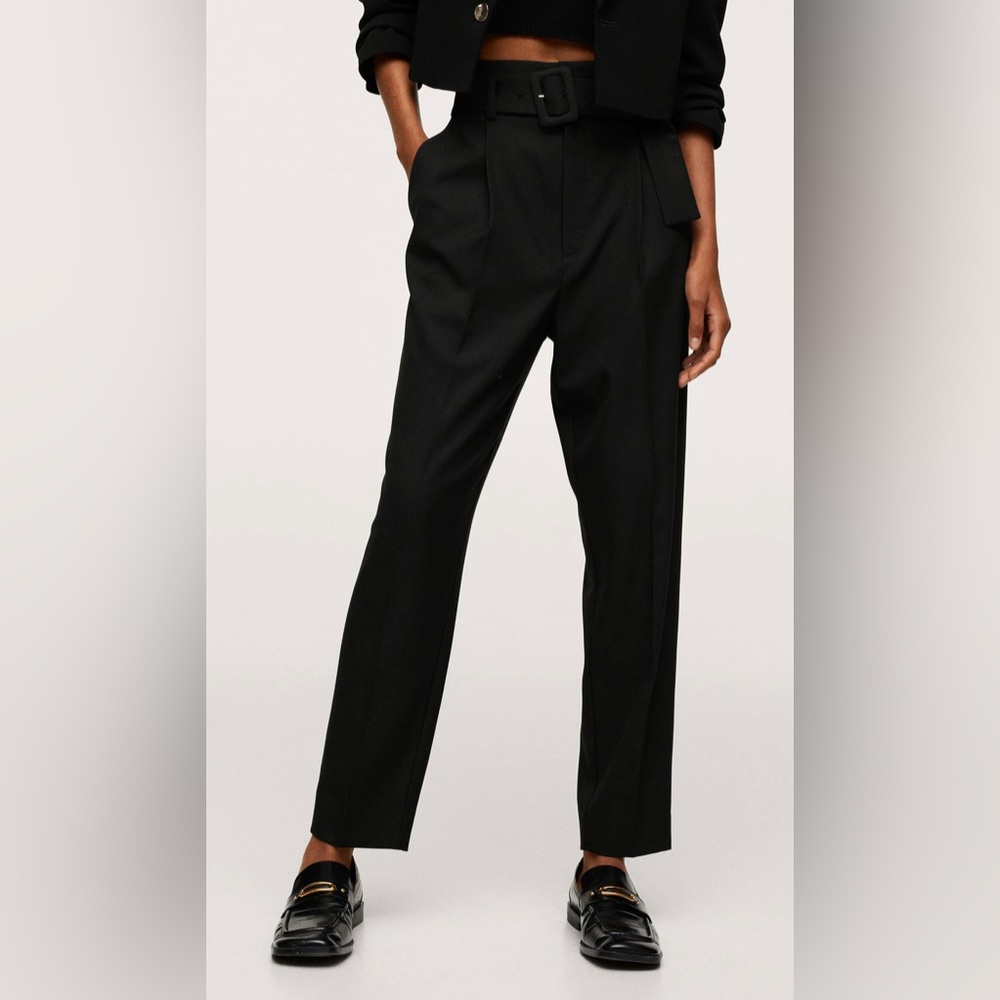 Mango Belted Trousers